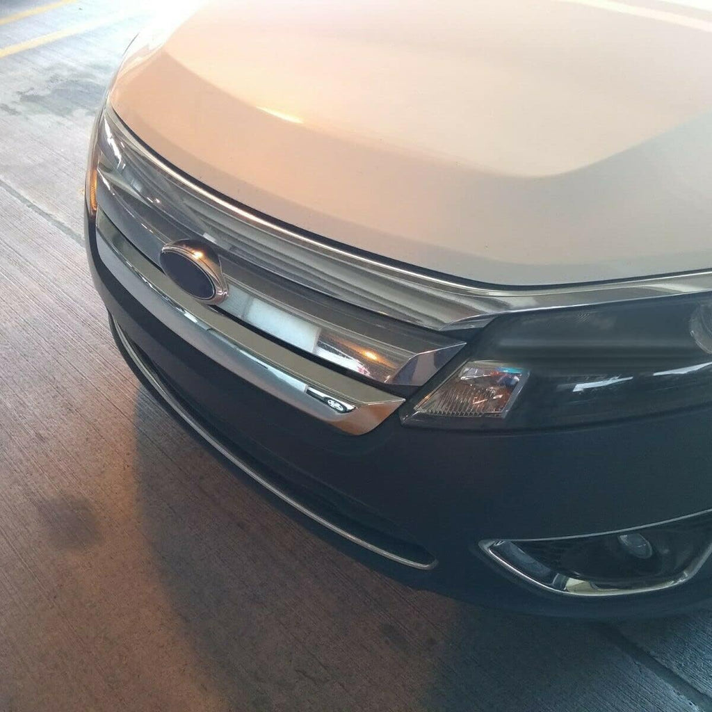 Chrome Front Lower Grille Grill Trim Molding for Ford Fusion 2010-2012, Pack of 2 L734