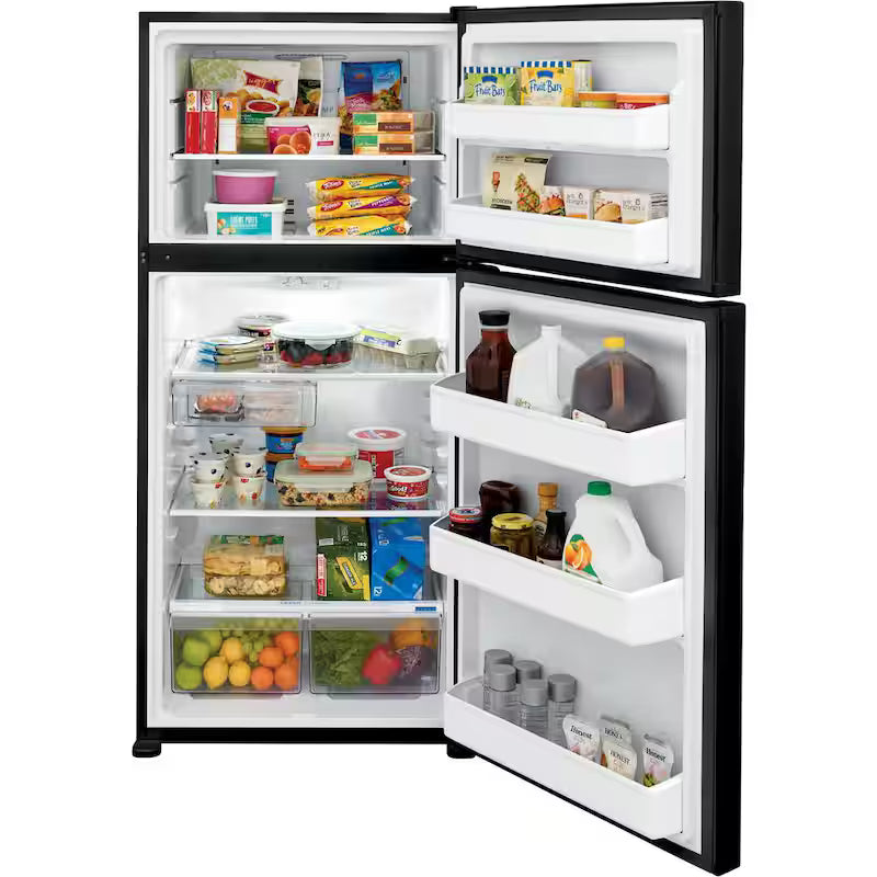 Black Top Freezer Refrigerator C927