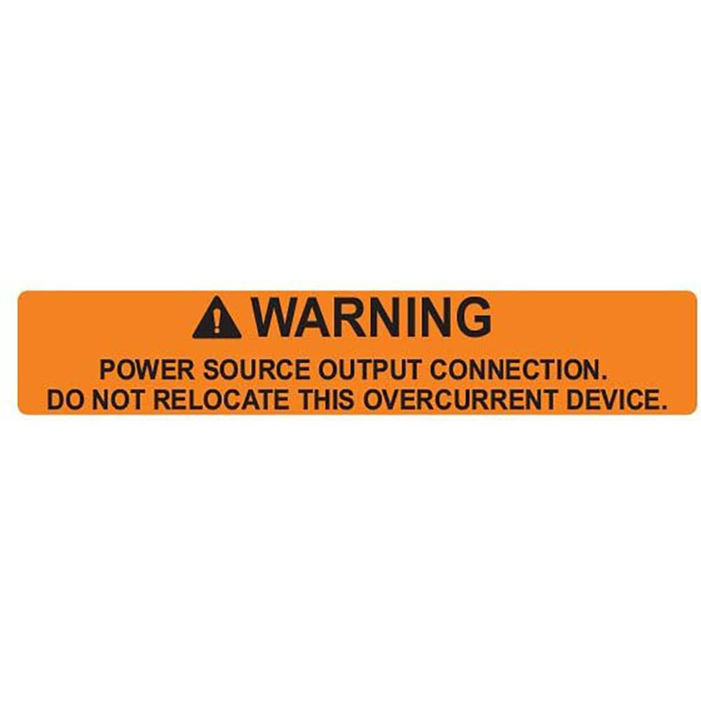 Calibration & Warning Tags / Stickers E4652