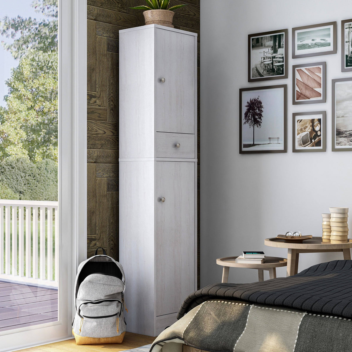 Compact Farmhouse Armoire U677088