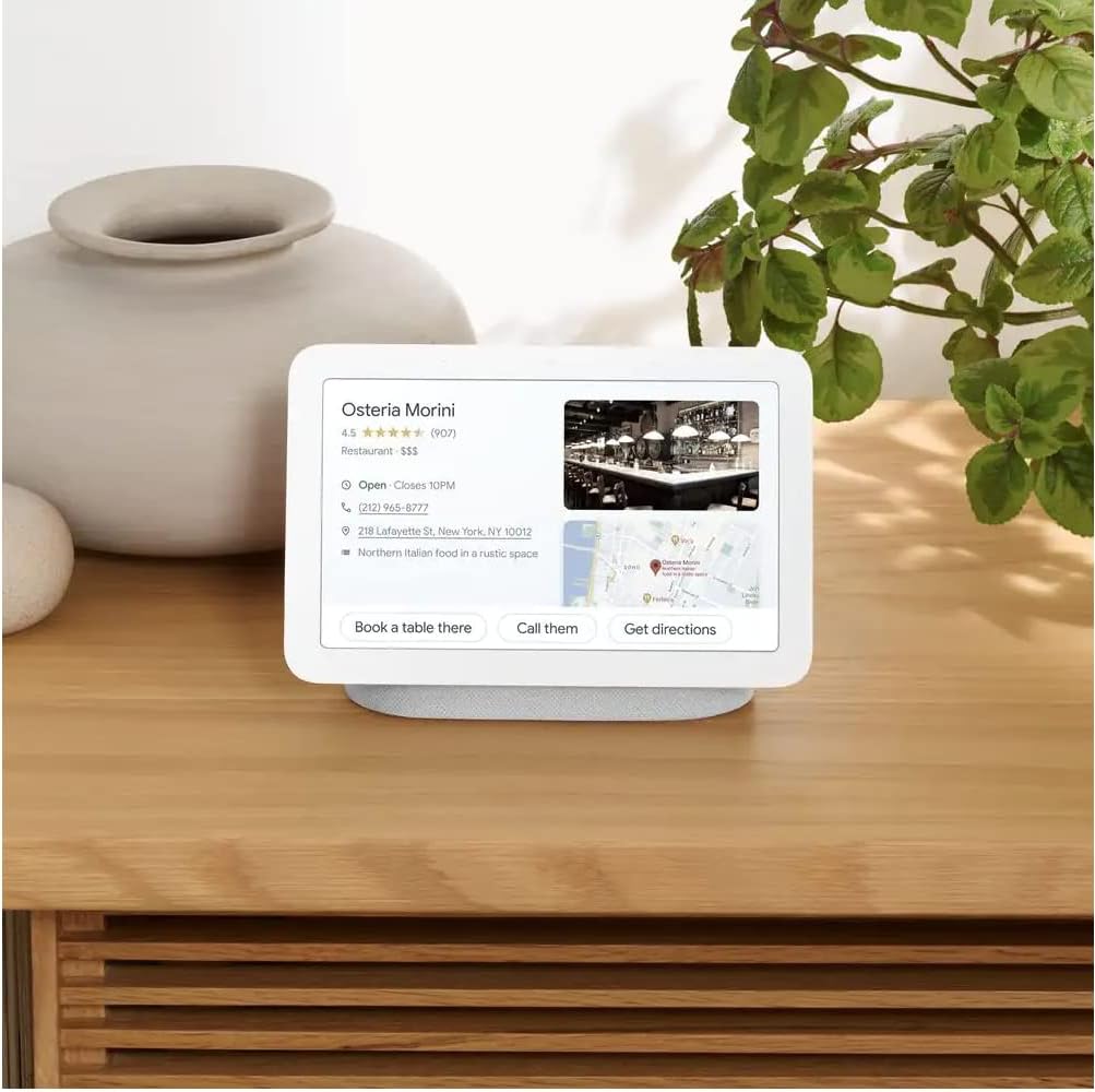 Chalk 7-Inch Smart Display Bluetooth Speaker Pack of 2 W4450
