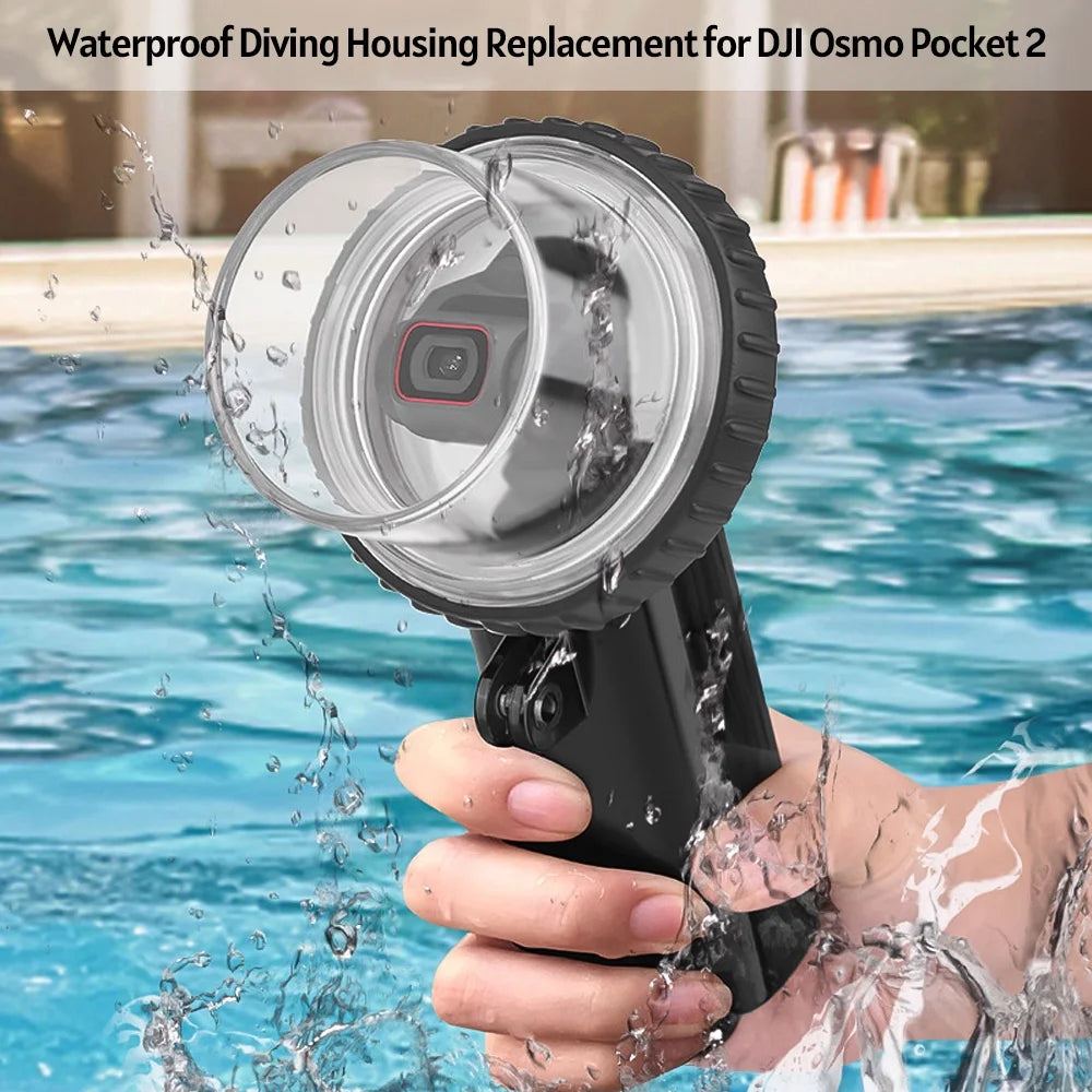 Waterproof Housing for DJI Osmo Pocket 2 Action Camera with Lanyard, Underwater 60M J417622