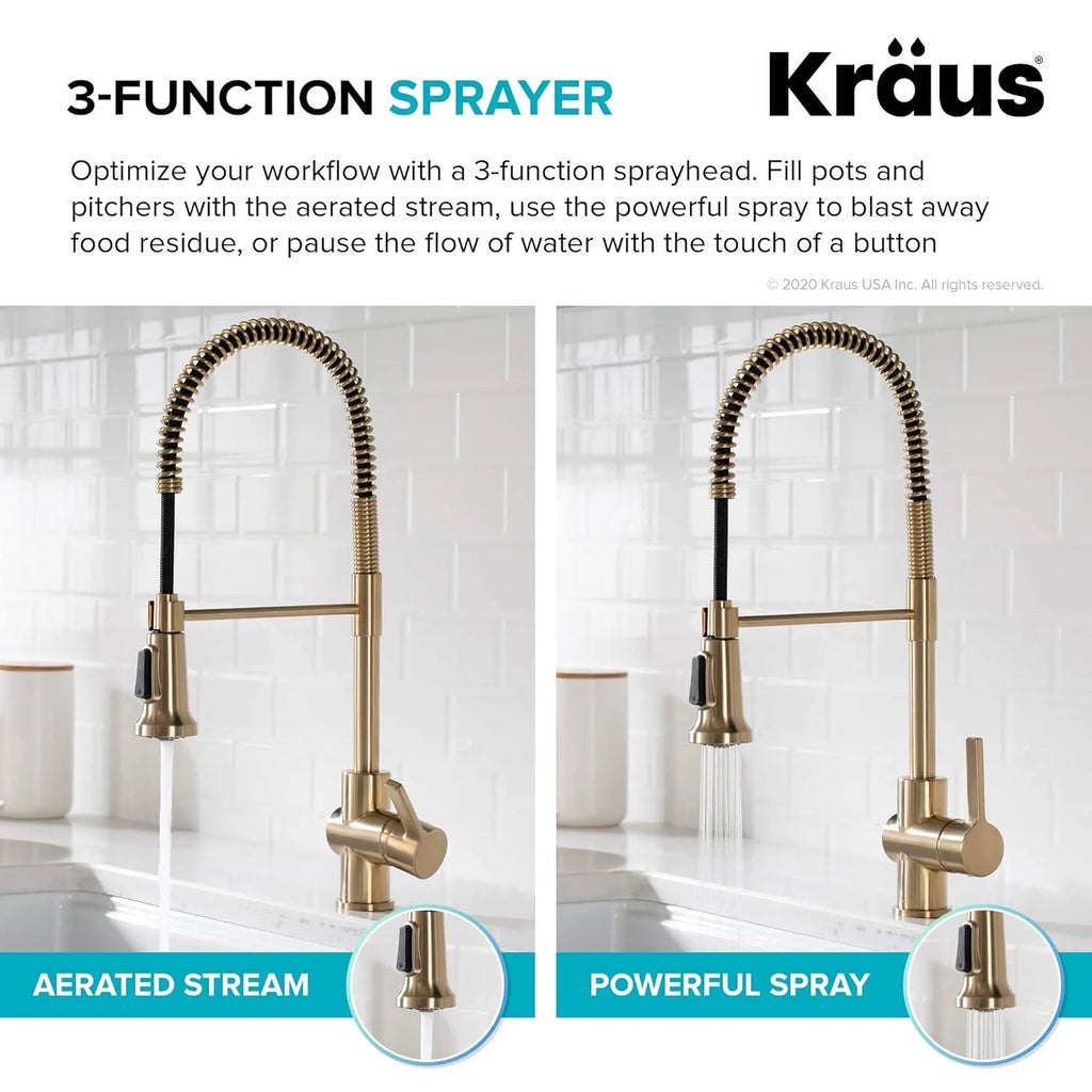 Antique Champagne Bronze Kitchen Faucet J69200