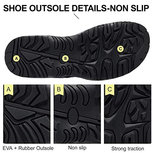 Waterproof Hiking Sandals with Arch Support F326