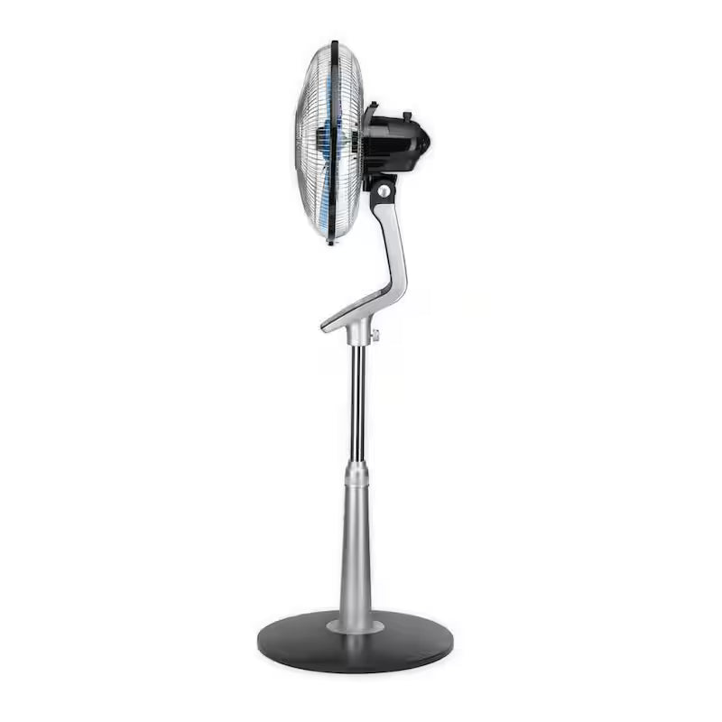 Stand Fan with 5 speeds, oscillating, adjustable height and remote S434