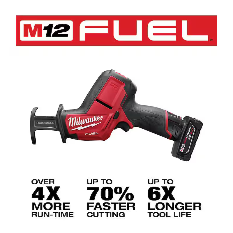 12-Volt Lithium-Ion Brushless Cordless Reciprocating Saw Kit with 5.0 Ah Battery P151