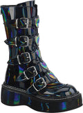Platform Mid Calf Boot D934