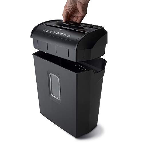 12-Sheet Micro-Cut Paper Shredder with 5-Gallon Pullout Basket Y173294