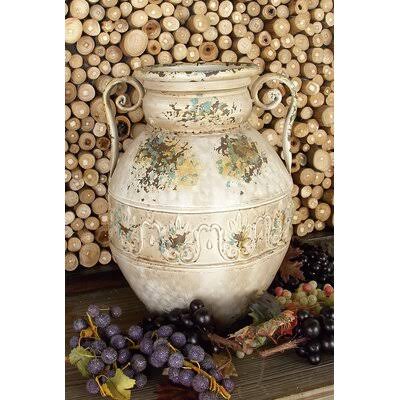 Beige Metal Vase J947299