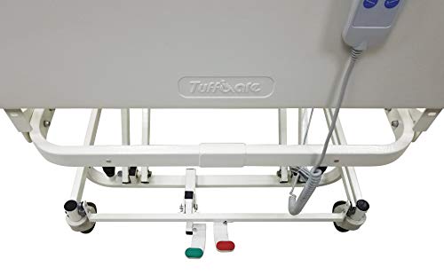 5 Function Full Electric Low Bed with High Density Foam Mattress & Half Rail Package (36" W x 80" L) P2666