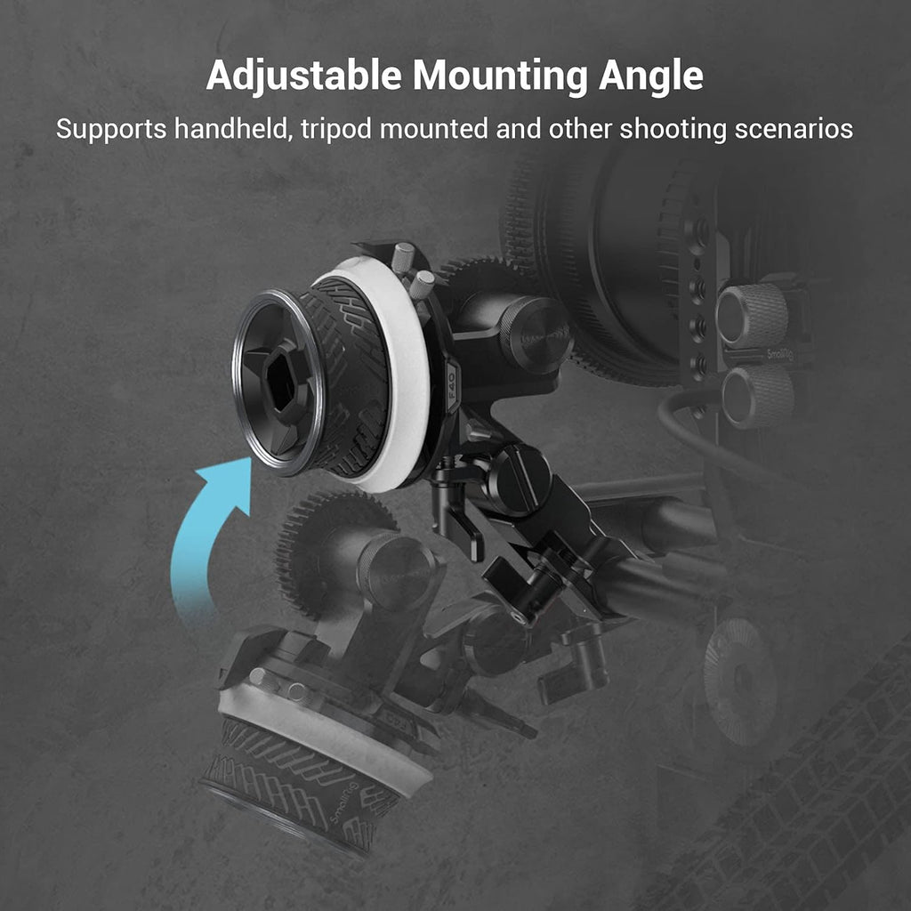 Mini Follow Focus with 15mm Rod Clamp and Gear Ring Belt V8266
