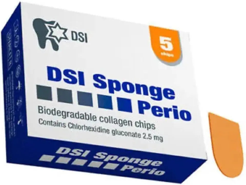 Biodegradable Collagen Chips 2.5mg Chlorhexidine Gluconate 5/Pk N4839