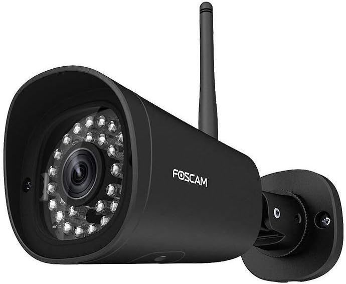 Outdoor Security Camera, 1080P WiFi, Night Vision, IP66 Weatherproof, Black V646855