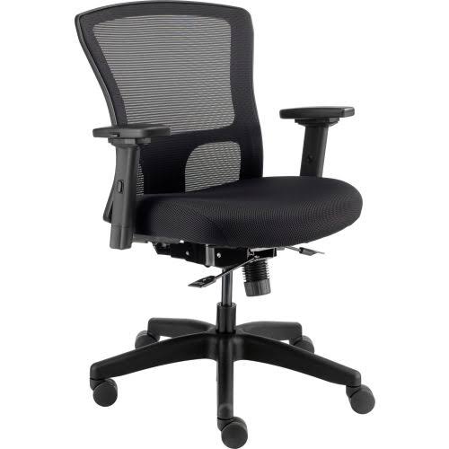 Black Mesh Back Task Chair with Seat Slider R475562