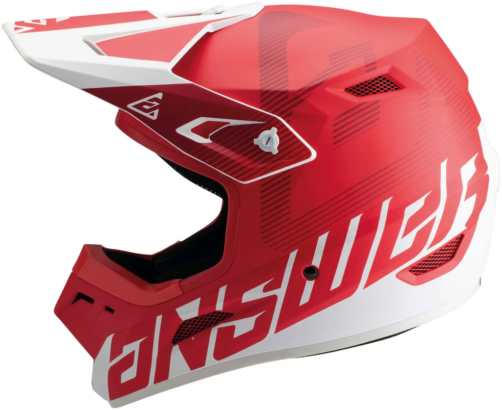 Red/White MX Offroad Helmet B38066