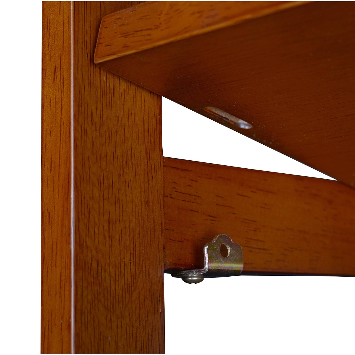 Square Folding Bookcase with Fabric Bins B628