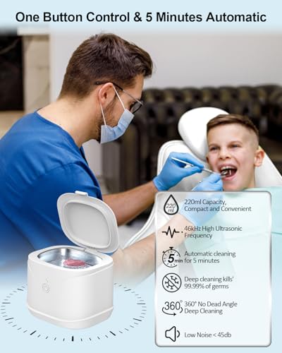 White Ultrasonic Retainer Cleaner O968804
