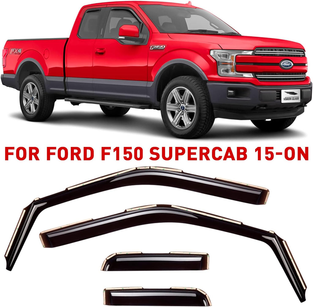 In-Channel Extra Durable Window Deflectors 4Pieces M77076