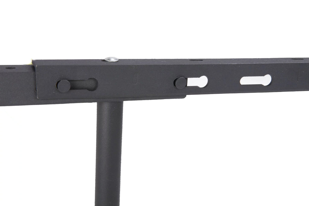Adjustable Metal Bed Frame with Locking Wheels O7372