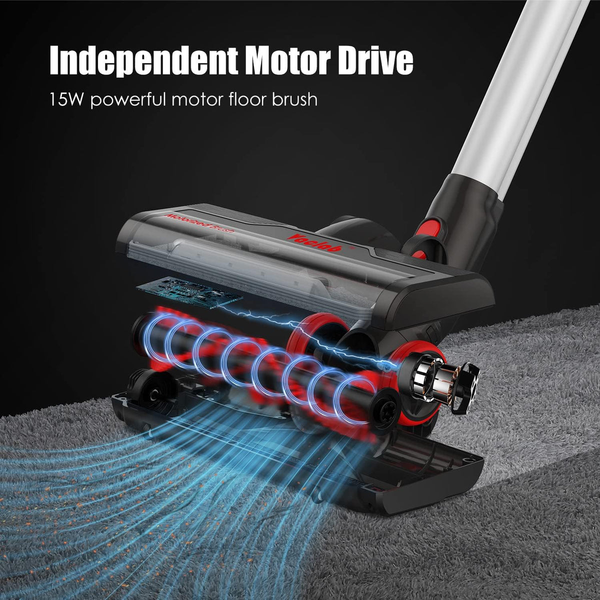 Cordless Stick Vacuum Cleaner with LED Powerhead V274364