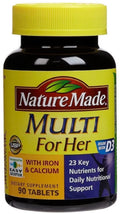 Multi For Her with Iron & Calcium 90 ea Pack of 2 F988424