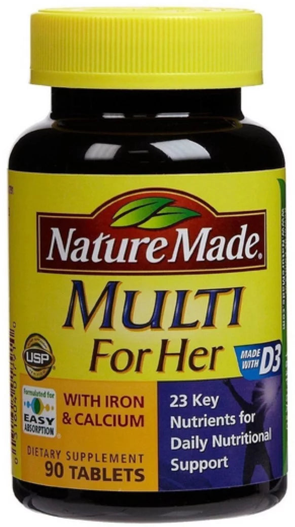 Multi For Her with Iron & Calcium 90 ea Pack of 2 F988424