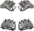 FRONT + REAR [4] Semi-Loaded Caliper Assembly Set Kit E74359