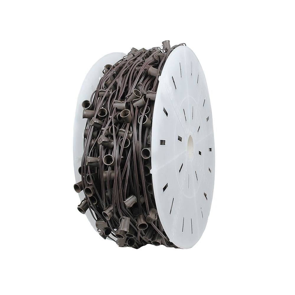 C7 Christmas Stringer Bulk Reel Brown Wire H223626