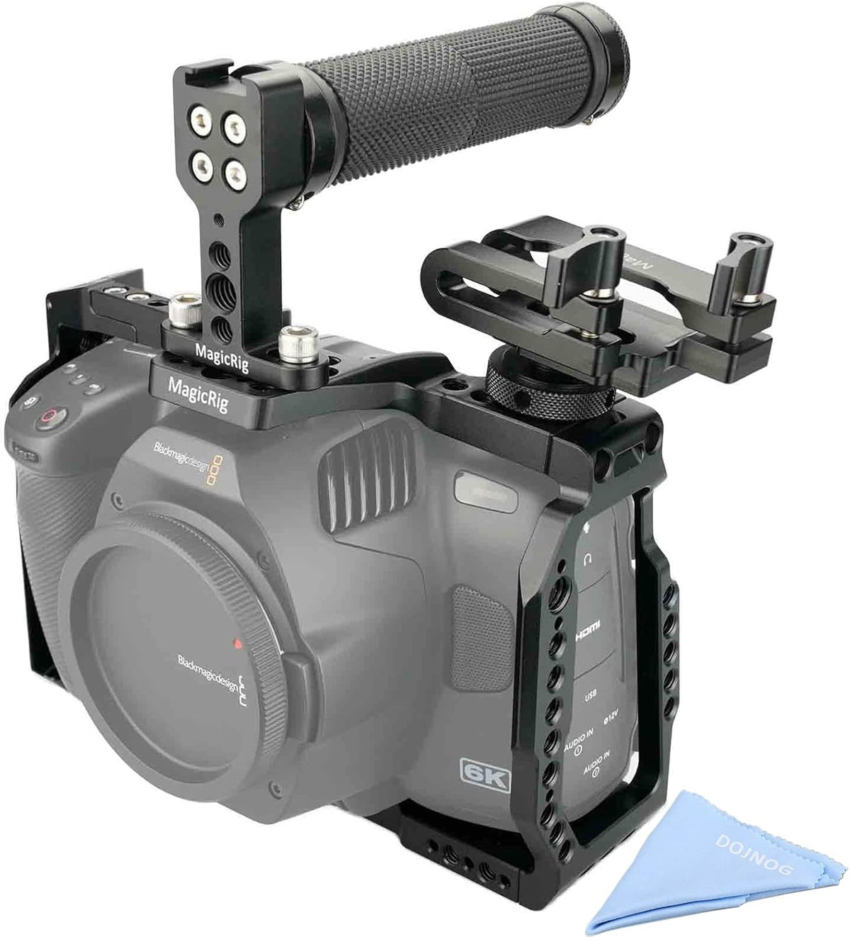 Full Cage Kit with Rubber Top Handle & T5 SSD Mount Y840