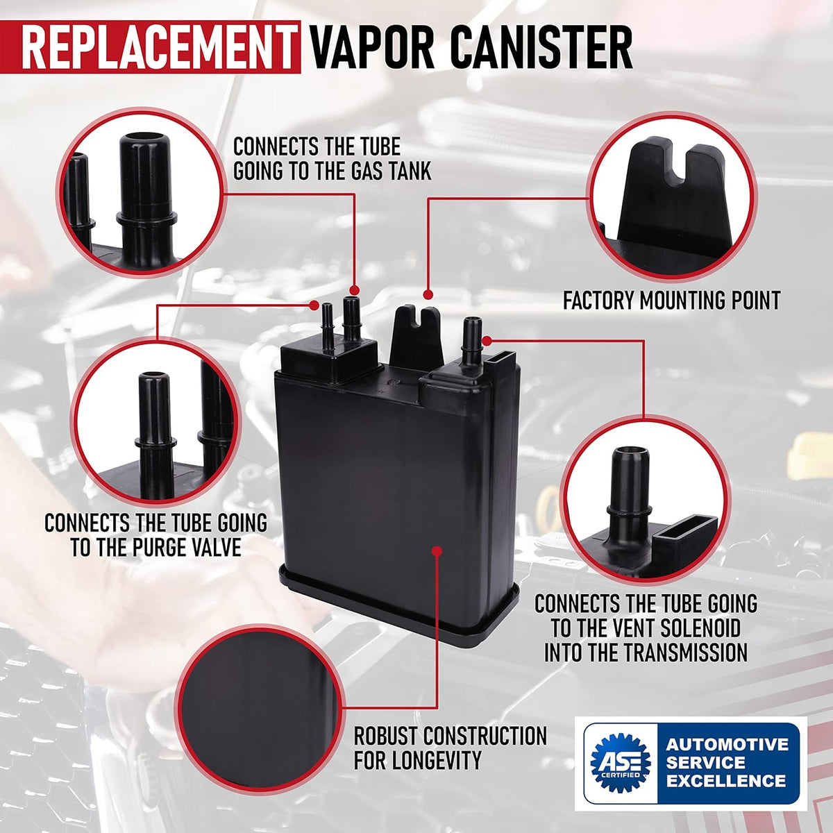 Vapor Canister Pack of 2 D24453