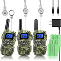 3 Pack Rechargeable Walkie Talkies with USB Charger Battery C147462