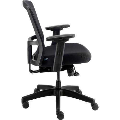 Black Mesh Back Task Chair with Seat Slider R475562