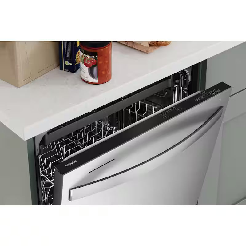Fingerprint Resistant Stainless Steel Built-In Dishwasher with Third Level Rack R274