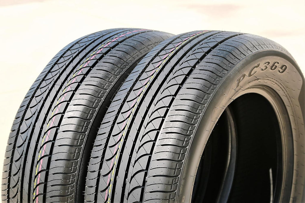 Set of 2 All-Season Passenger Car Touring Radial Tires 195/70R14 91T Load Range SL 4-Ply BSW Black Side Wall UTQG 380AA C7546