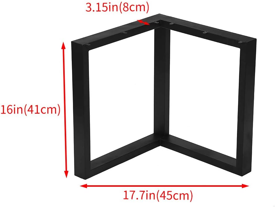 Black Metal Table Legs 2 PCS C113479