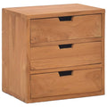 Solid Teak Wood Bedside Cabinet V609