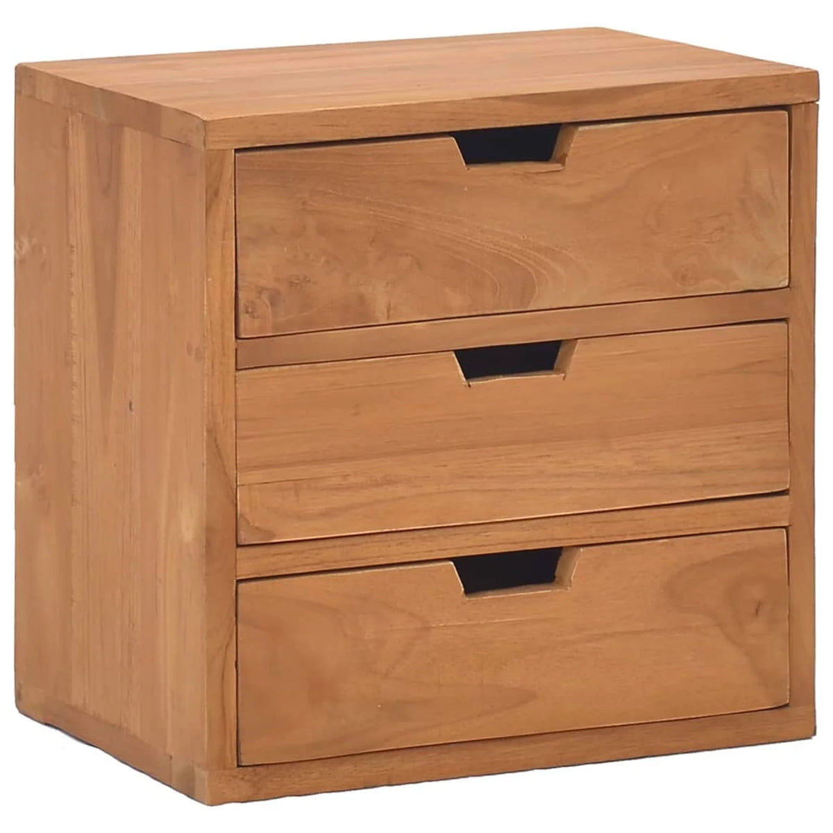 Solid Teak Wood Bedside Cabinet V609
