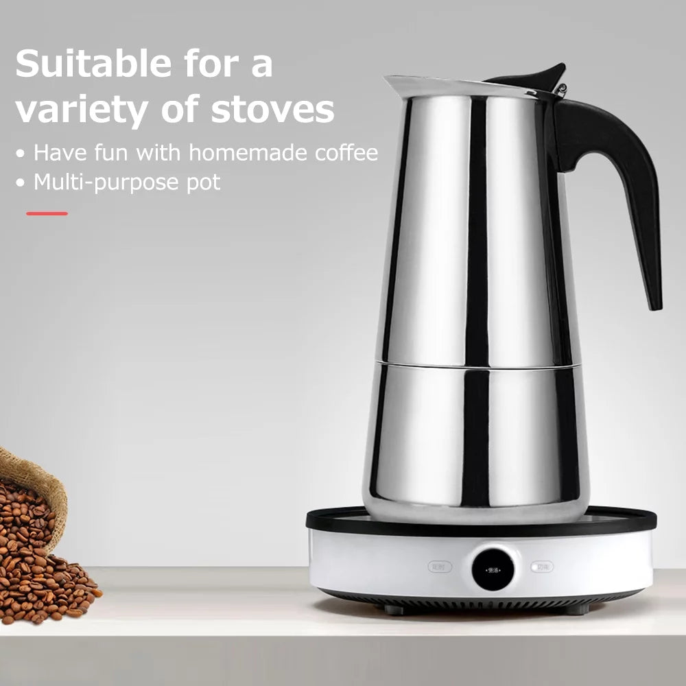 Electric Stainless Steel Coffee Maker U4640
