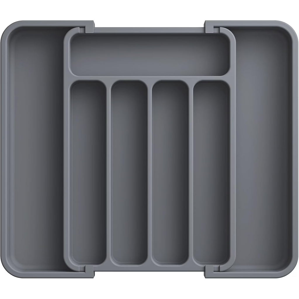 Grey Adjustable Kitchen Drawer Organizer C134100