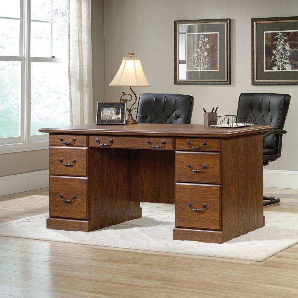 Milled Cherry Executive Desk X63336
