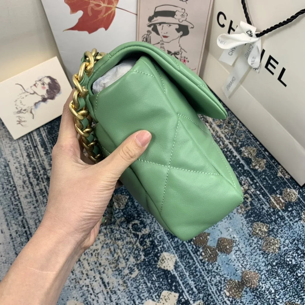 Green Flap Bag J231376