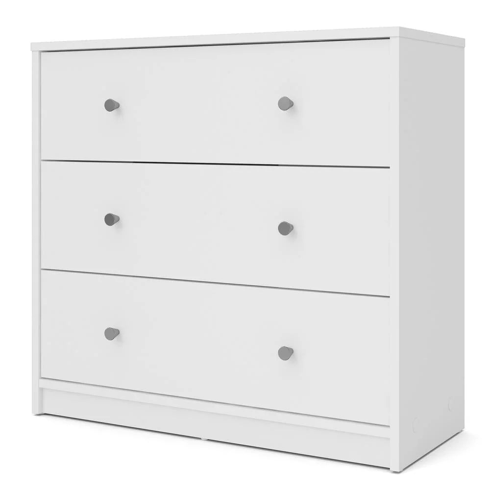 White 3 Drawer Dresser Q162864