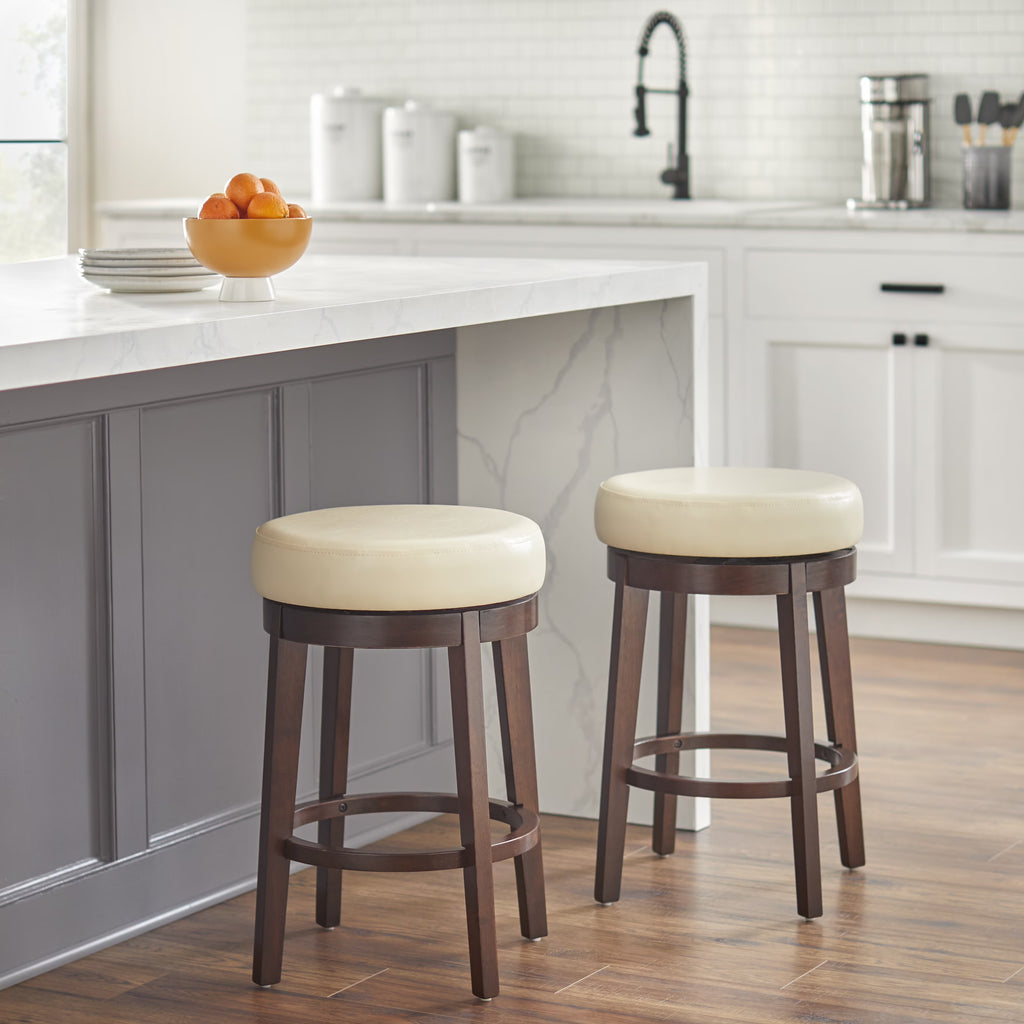 24” Single Swivel Counter Height Stool O6922