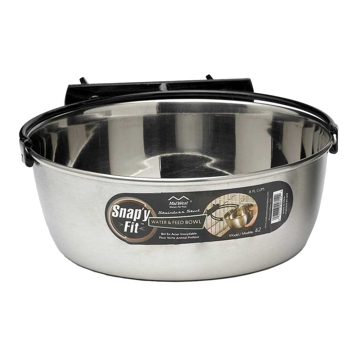 Stainless Steel Water & Feed Bowl E1458
