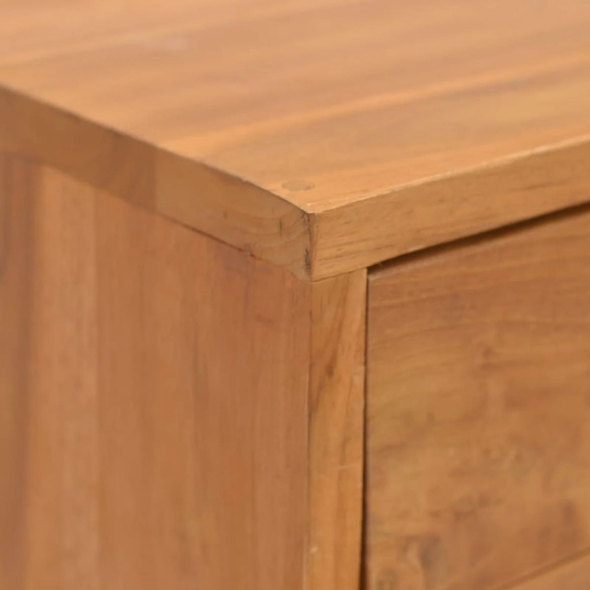 Solid Teak Wood Bedside Cabinet V609