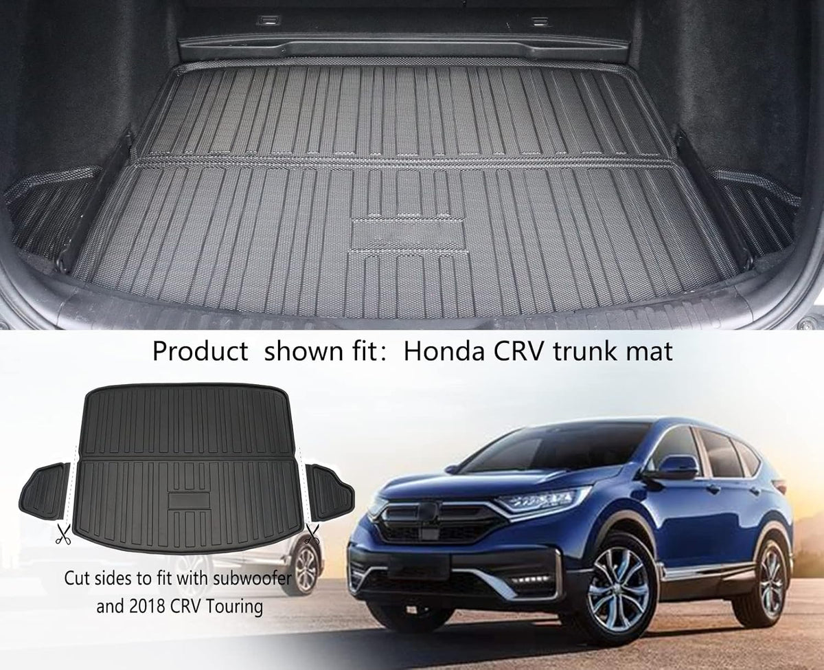 Black TPE Rubber Car Floor Mats and Cargo Trunk Liner Set I70903
