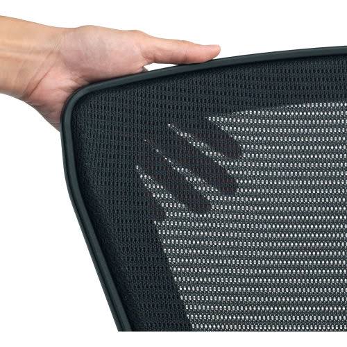 Black Mesh Back Task Chair with Seat Slider R475562