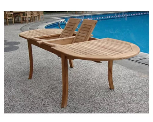 11 Pc Teak Wood Dining Set Q162959