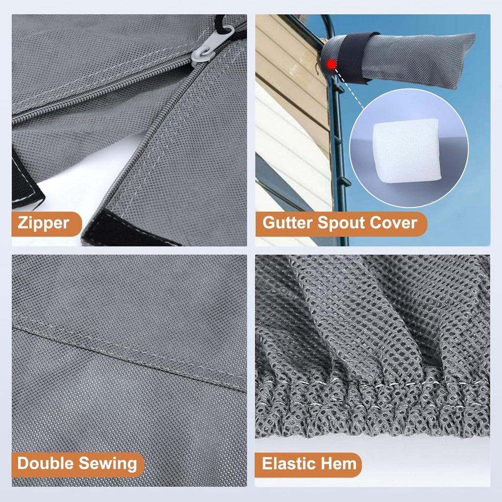 Heavy Duty 5 Layers Anti-UV Travel Trailer Cover S9690
