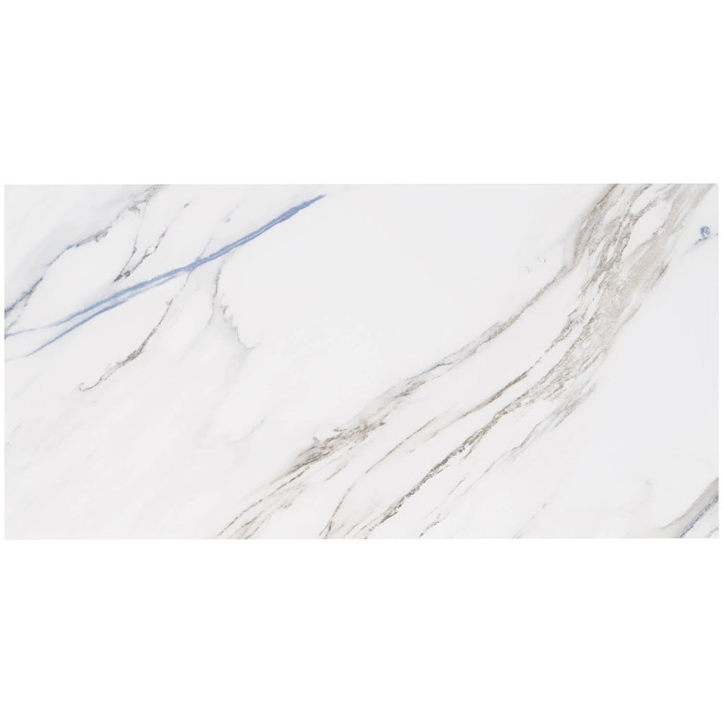 Polished Porcelain Floor and Wall Tile 12 in. x 24 in. 6-Piece Q26704